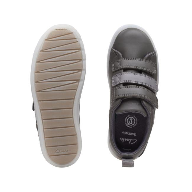 Clarks Flare Bug Kid Modne Superge Dekleta Temno Sive | CLK521ZMP