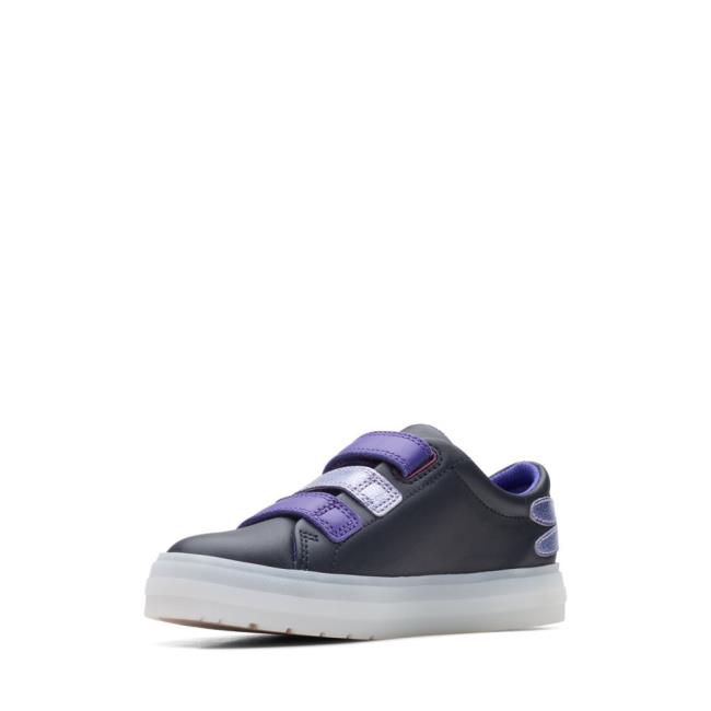 Clarks Flare Fly Kid Modne Superge Dekleta Črne | CLK594CZK