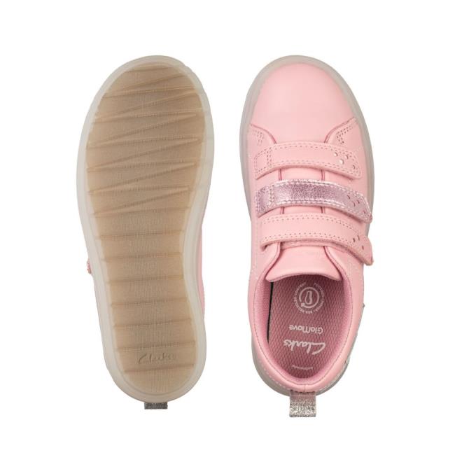 Clarks Flare Shell Lo Kid Modne Superge Dekleta Roza | CLK281TGK