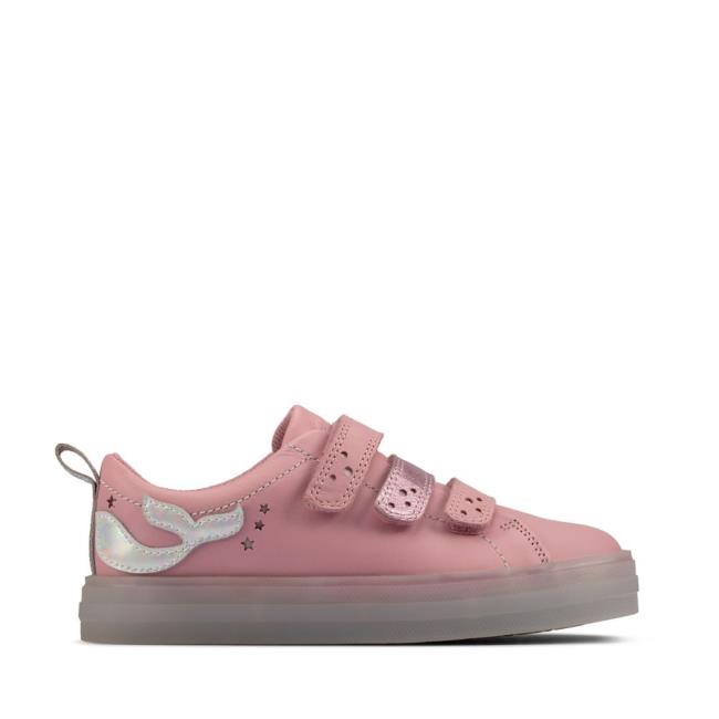 Clarks Flare Shell Lo Kid Modne Superge Dekleta Roza | CLK281TGK