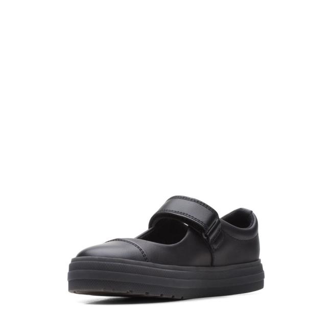 Clarks Flare Shine Kid Modne Superge Dekleta Črne | CLK248MCO