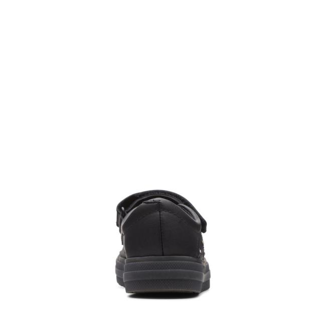 Clarks Flare Shine Kid Modne Superge Dekleta Črne | CLK248MCO