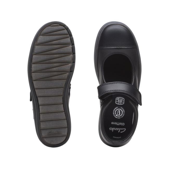 Clarks Flare Shine Kid Modne Superge Dekleta Črne | CLK248MCO