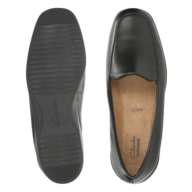 Clarks Georgia Črne Čevlji Ženske Črne | CLK715LKC