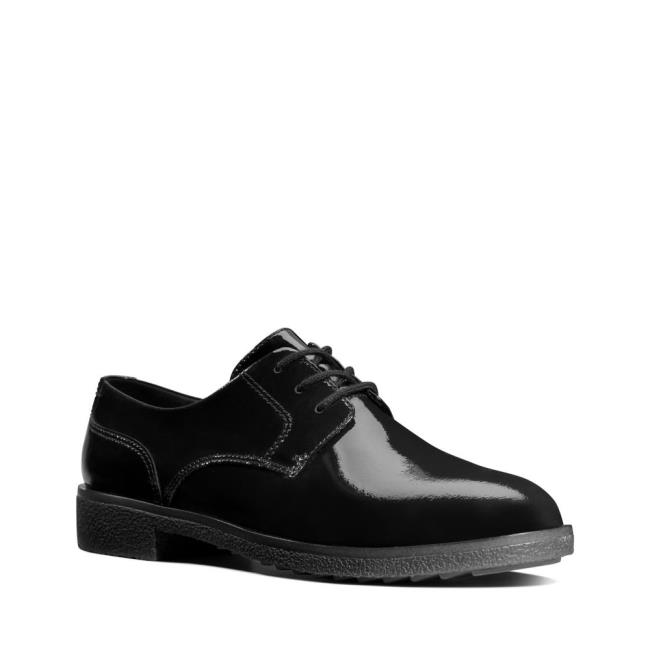 Clarks Griffin Lane Svečani Čevlji Ženske Črne | CLK069HMX