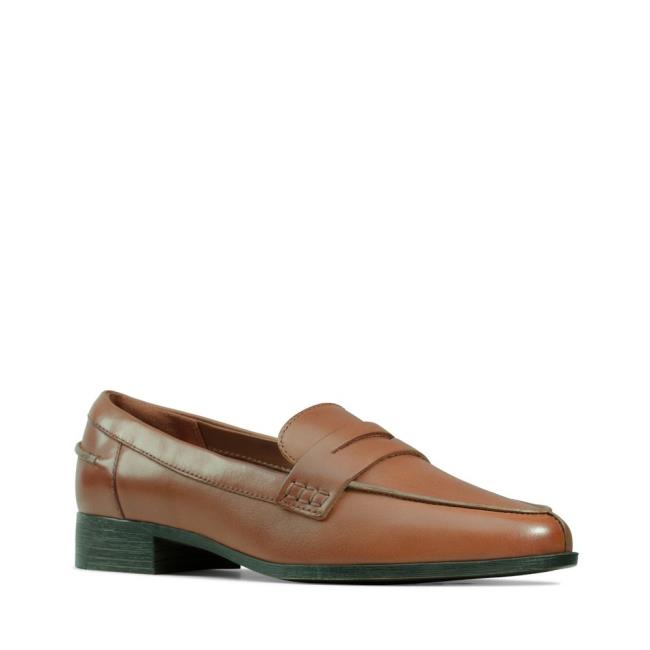 Clarks Hamble Loafer Mokasini Ženske Rjave | CLK739JLR