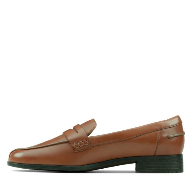 Clarks Hamble Loafer Mokasini Ženske Rjave | CLK739JLR