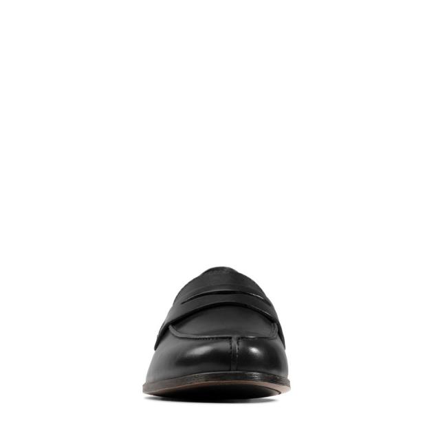 Clarks Hamble Loafer Mokasini Ženske Črne | CLK021LNU