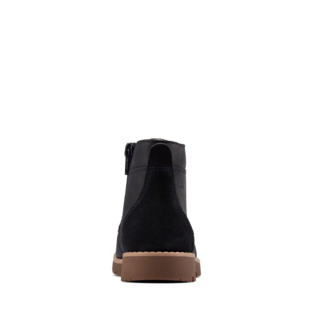 Clarks Heath Lace Kid Originals Škornji Fantje Temno Modre | CLK319NYL