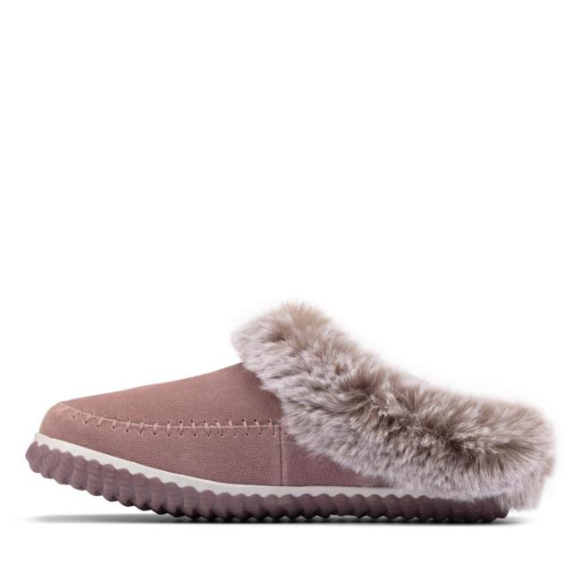 Clarks Home 2 Soft Copati Ženske Roza | CLK583LJE