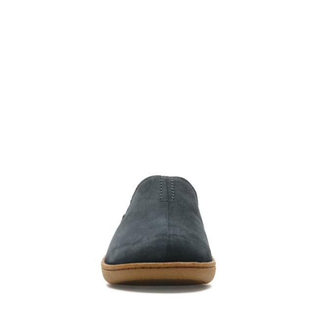 Clarks Home Mocc Copati Moški Temno Modre | CLK631BDM