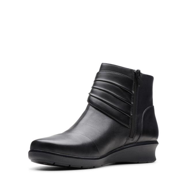 Clarks Hope Twirl Gležnarji Ženske Črne | CLK740LSQ