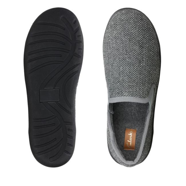 Clarks King Ease Copati Moški Temno Sive | CLK107IZG