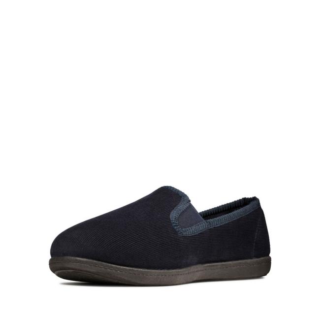 Clarks King Twin Copati Moški Temno Modre | CLK582PKC