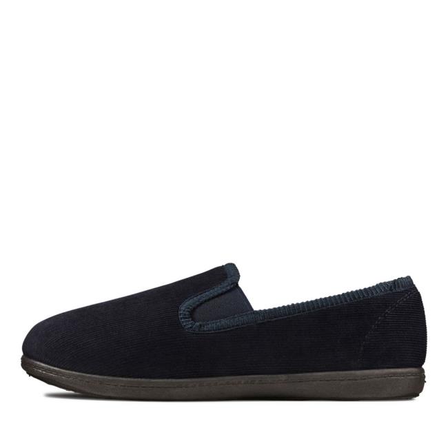 Clarks King Twin Copati Moški Temno Modre | CLK582PKC