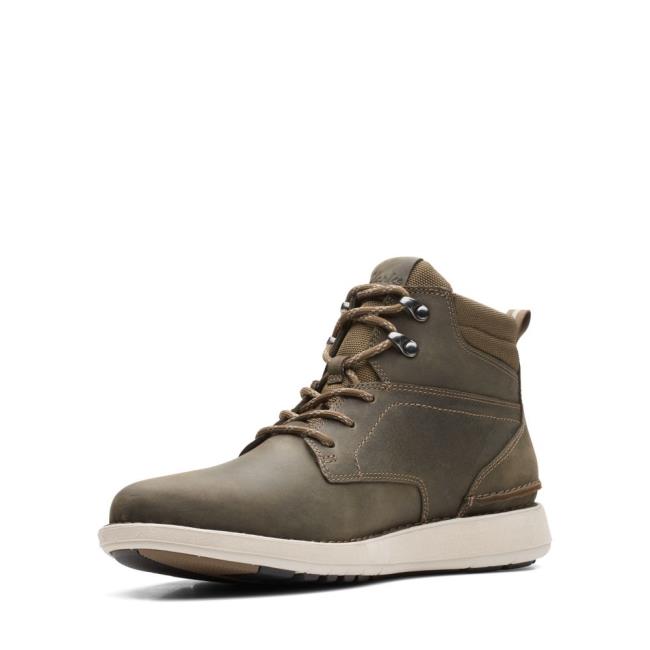 Clarks Larvik Mid Originals Škornji Moški Olivno Zelene | CLK391UDN