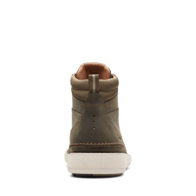 Clarks Larvik Mid Originals Škornji Moški Olivno Zelene | CLK391UDN