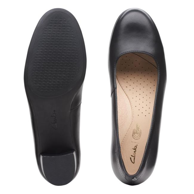 Clarks Linnae Pump Salonarji Ženske Črne | CLK812ZEA