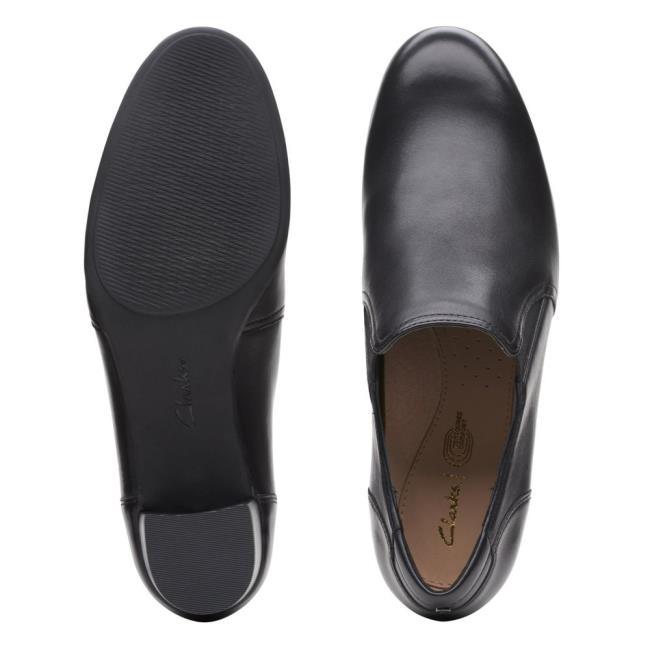 Clarks Linnae Way Črne Čevlji Ženske Črne | CLK807TAM