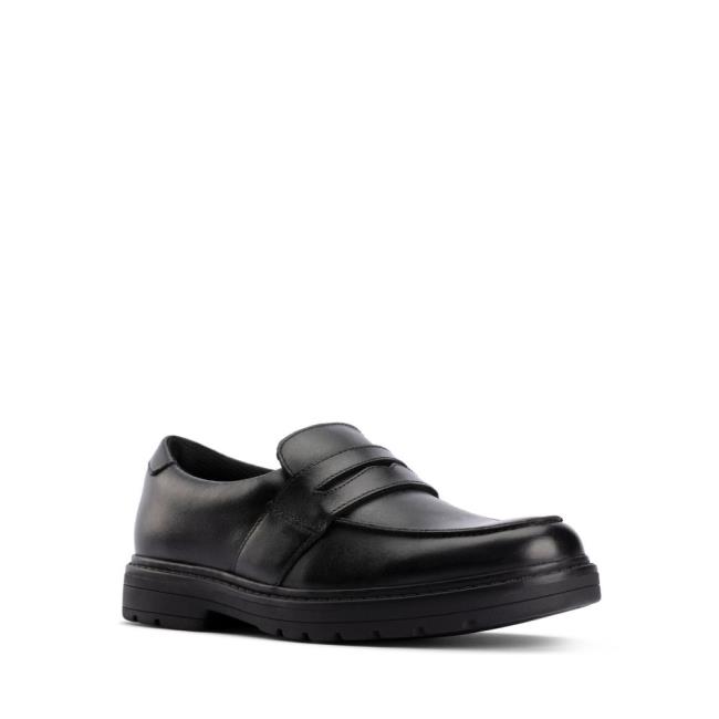 Clarks Loxham Craft Youth Modne Superge Fantje Črne | CLK438TCE