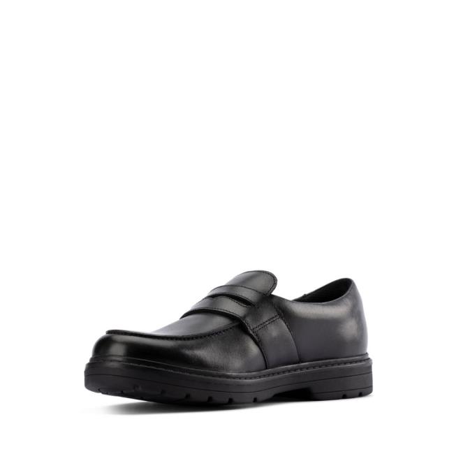 Clarks Loxham Craft Youth Modne Superge Fantje Črne | CLK438TCE