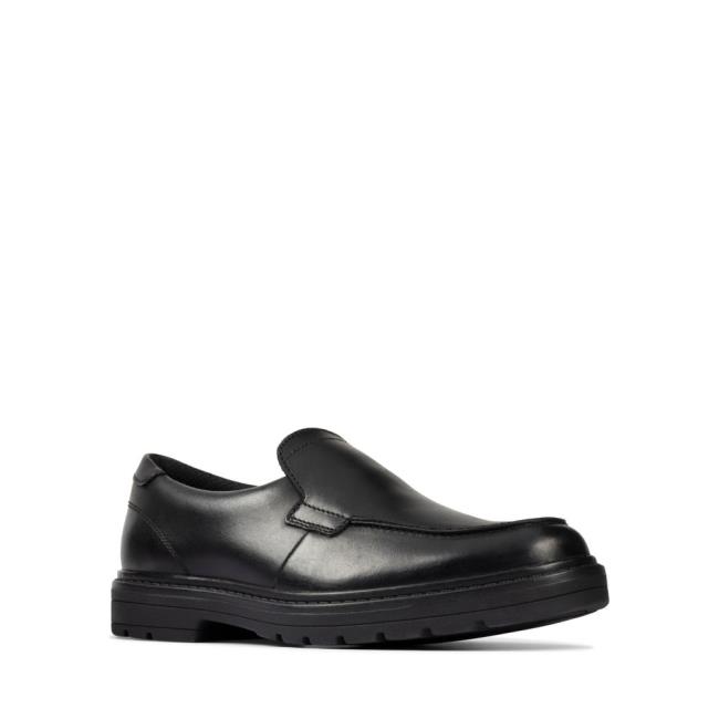 Clarks Loxham Grove Youth Modne Superge Fantje Črne | CLK397IZE