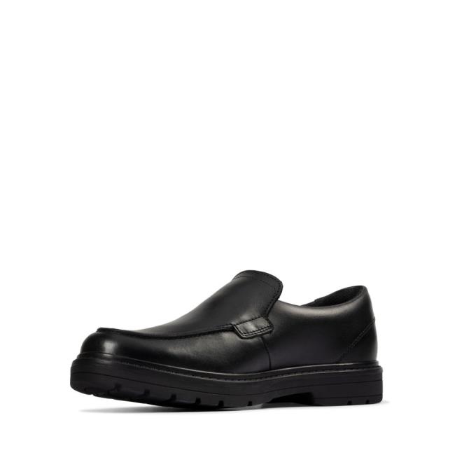 Clarks Loxham Grove Youth Modne Superge Fantje Črne | CLK397IZE