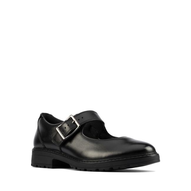 Clarks Loxham Walk Youth Modne Superge Dekleta Črne | CLK385IVC