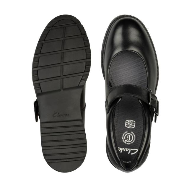 Clarks Loxham Walk Youth Modne Superge Dekleta Črne | CLK385IVC