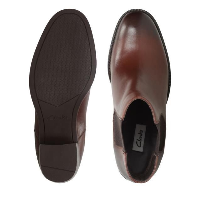 Clarks Mascarpone Bay Gležnarji Ženske Rjave | CLK354FAG