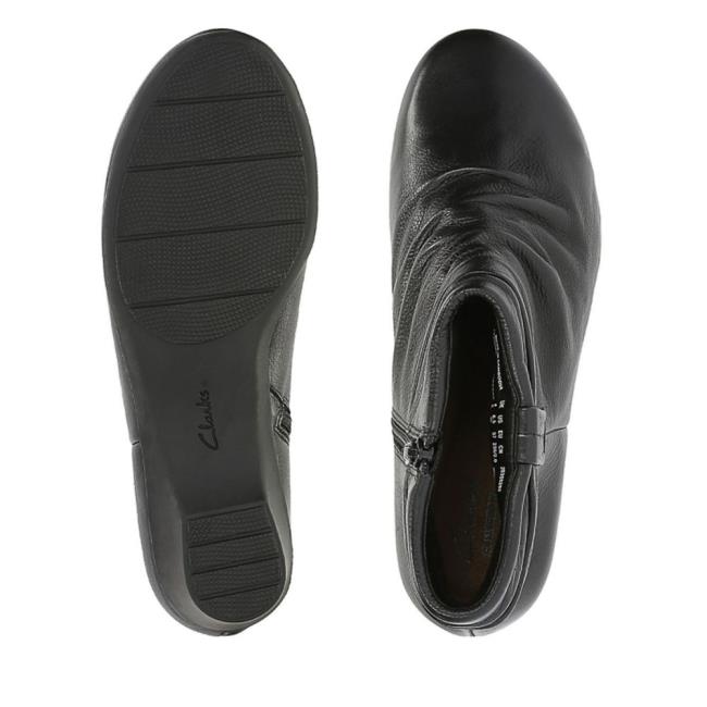 Clarks Matron Ella Gležnarji Ženske Črne | CLK309QEF