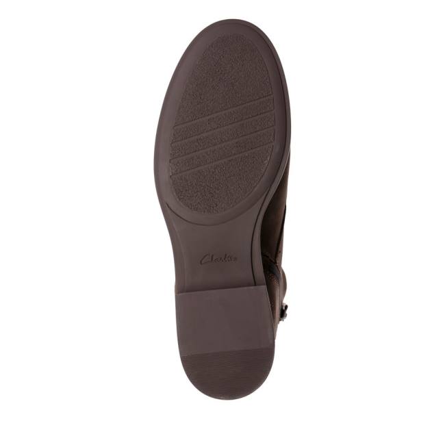 Clarks Memi Lace Gležnarji Ženske Rjave | CLK362CJF