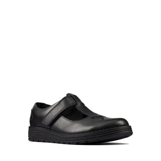 Clarks Mendip Joy Kid Modne Superge Dekleta Črne | CLK384SIO