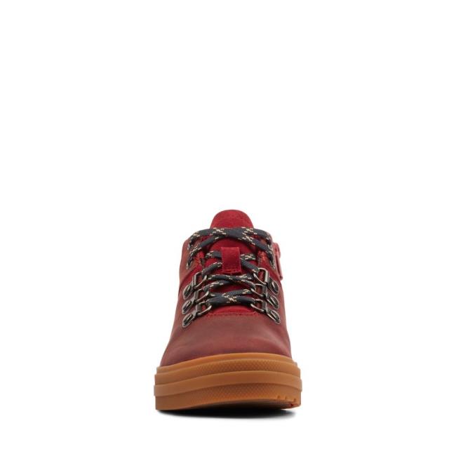 Clarks Nova Hike Kid Originals Škornji Dekleta Bordo | CLK407WZX