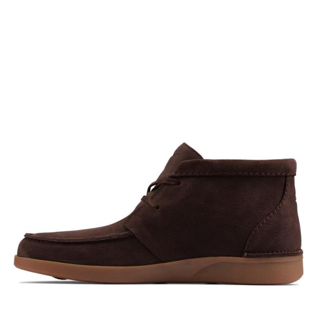 Clarks Oakland Top Originals Škornji Moški Temno Rjave | CLK258GJM