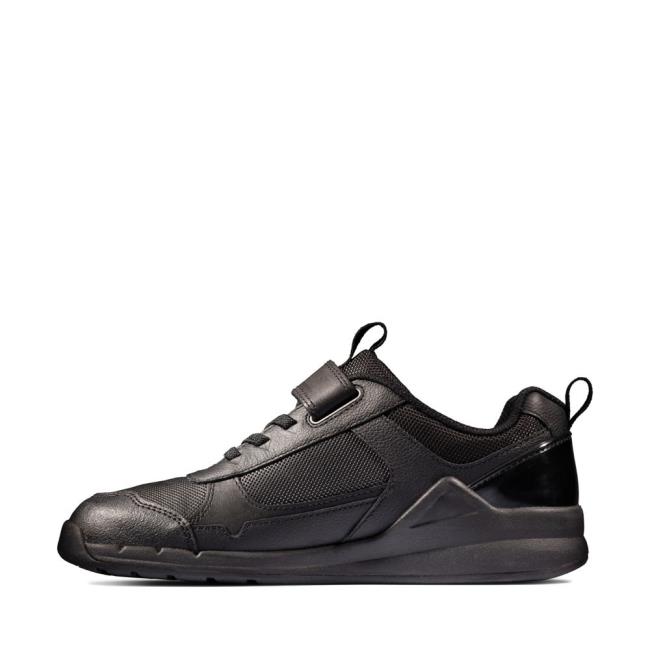 Clarks Orbit Sprint Youth Superge Dekleta Črne | CLK954KJC