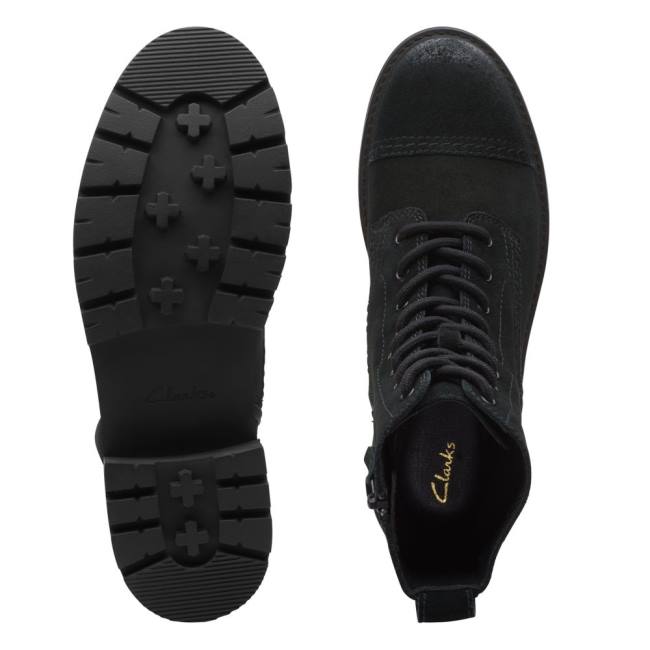 Clarks Orianna Cap Gležnarji Ženske Črne | CLK704EWO