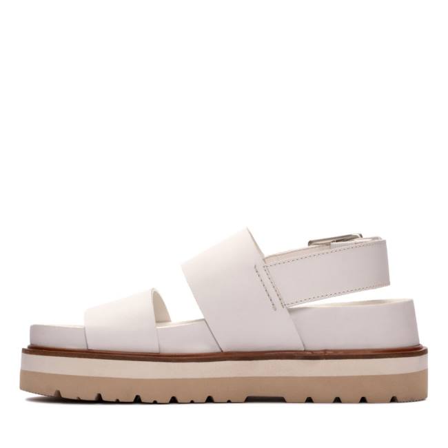 Clarks Orianna Strap Sandale Ženske Bele | CLK175NYU