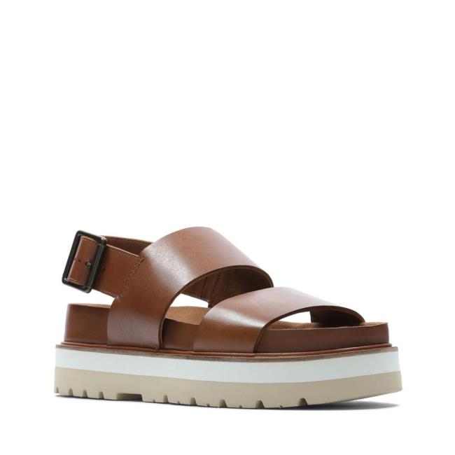 Clarks Orianna Strap Sandale Ženske Temno Rjave | CLK543CDN