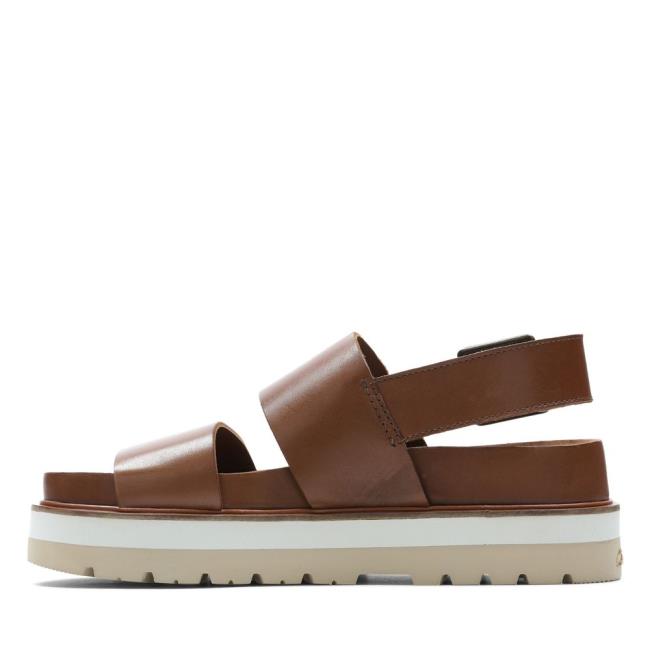 Clarks Orianna Strap Sandale Ženske Temno Rjave | CLK543CDN