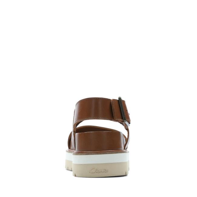 Clarks Orianna Strap Sandale Ženske Temno Rjave | CLK543CDN