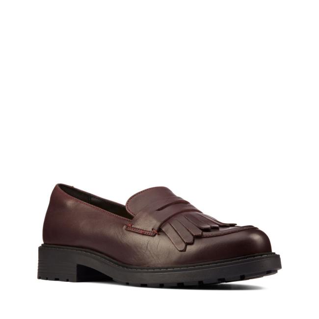 Clarks Orinoco 2 Loafer Mokasini Ženske Bordo | CLK385ETH