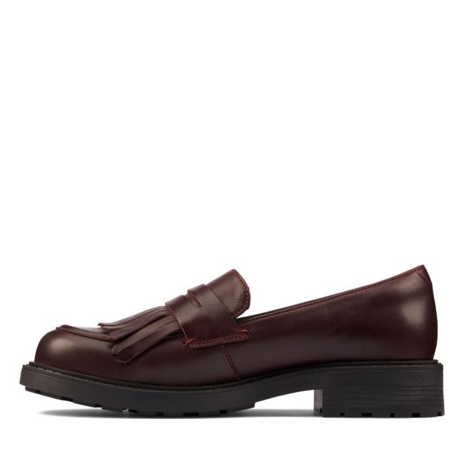 Clarks Orinoco 2 Loafer Mokasini Ženske Bordo | CLK385ETH