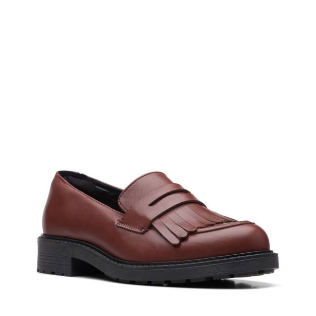 Clarks Orinoco 2 Loafer Mokasini Ženske Chestnut | CLK865WZP