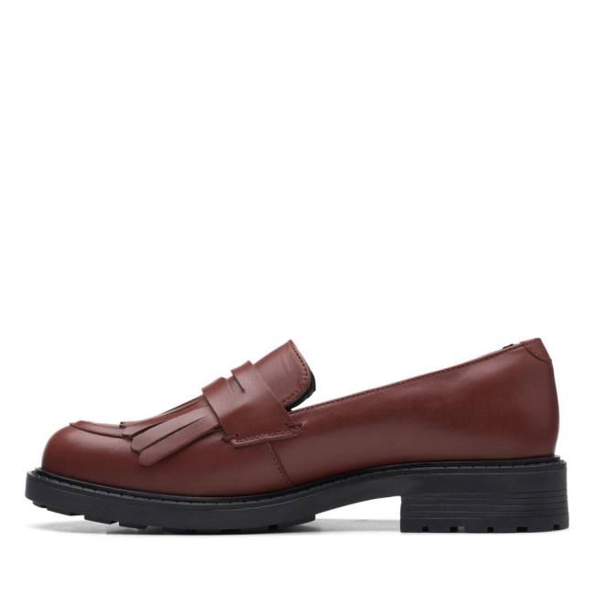 Clarks Orinoco 2 Loafer Mokasini Ženske Chestnut | CLK865WZP