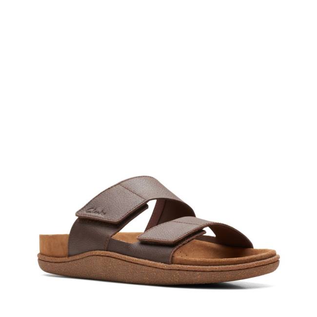 Clarks Pilton Strap Sandale Moški Rjave | CLK036WLA