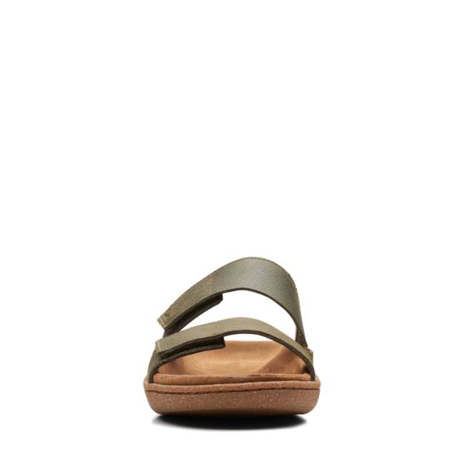 Clarks Pilton Strap Sandale Moški Temno Olivno Zelene | CLK053EMQ