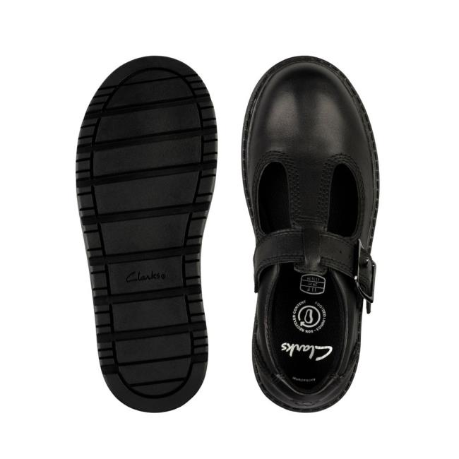 Clarks Plain Move Kid Modne Superge Dekleta Črne | CLK820UVM