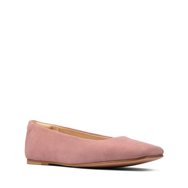 Clarks Pure Ballet 2 Ravni Čevlji Ženske Roza | CLK645OWU