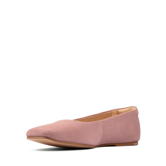 Clarks Pure Ballet 2 Ravni Čevlji Ženske Roza | CLK645OWU